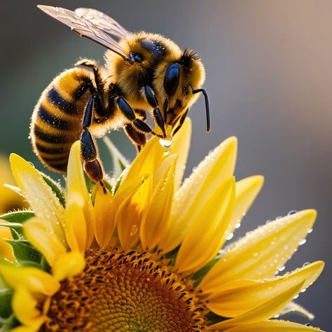 A highly detailed, ultra-high-definition 8K close-up iPhone photograph of a busy bee in the midst of sipping sweet sunflower nectar To ⏬⏬: Click on the link in the profile PHOTOS : 👉ANIMALS 👉PETS 👉 BIRDS 👉BEES 👉NATURE #bees #beesofinstagram #photoofday #photography #photographylovers Photos Animals, Bee Photography, Profile Photos, Pet Bird, Busy Bee, Profile Photo, Photography Lovers, Nature Animals, Instagram A