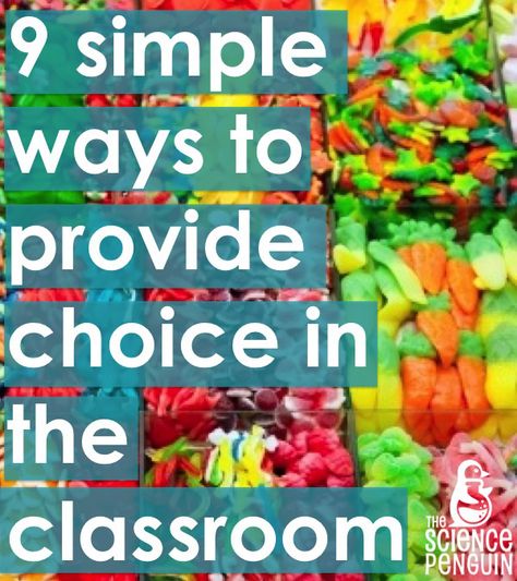 Student Choice In The Classroom, Unruly Classroom, Udl Classroom Ideas, The Science Penguin, Science Penguin, Student Voice, Responsive Classroom, Student Choice, Higher Learning