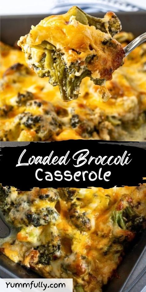 If you’re following a low-carb diet, this quick and easy Loaded Broccoli Casserole is the perfect side dish for you. Creamy and cheesy, this casserole can be served as a side dish or as a main meal. Made with broccoli, bacon, sour cream, mayo, shredded Monterey Jack, chives, and spices blend together to create a masterpiece! Creamy Vegetable Side Dish, Loaded Broccoli Casserole, Easy Low Carb Sides Dishes, Veggie Side Dish For Thanksgiving, Brócoli Casserole, Broccoli And Cauliflower Casserole Easy, Casseroles With Broccoli, Bacon Broccoli, Healthy Sides For Dinner Low Carb