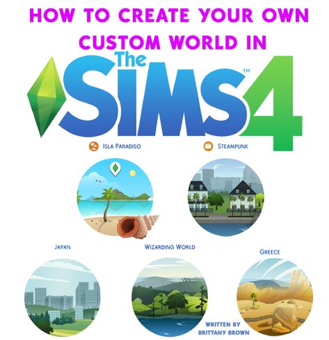 How to Create Your Own "Custom World" in the Sims 4! Sims 4 Pack, Sims 4 Game Packs, Los Sims 4 Mods, Sims Challenge, Sims 4 Cheats, Sims 4 Challenges, Sims 4 Traits, Sims Packs, The Sims 4 Pc