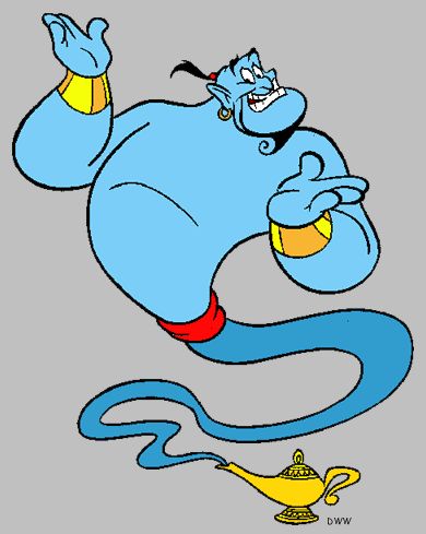 Genie Clipart from Walt | Clipart Panda - Free Clipart Images List Of Disney Characters, Manager Humor, Genie Aladdin, Movie Cartoon, Free Clipart Images, Fairy Tale Characters, Walt Disney Animation, Walt Disney Animation Studios, Baby Clip Art