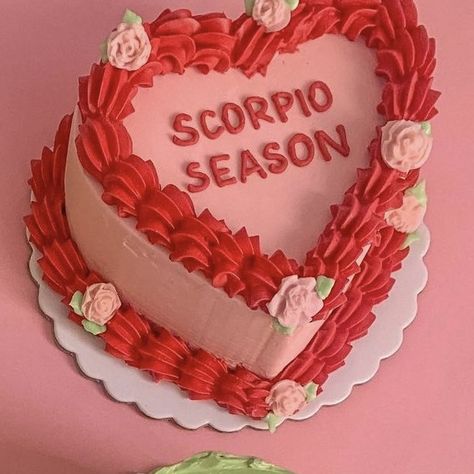 Scorpio Birthday Cake Ideas, Scorpio Szn Cake, Birthday Cake Scorpio, Scorpio Cake Ideas, Scorpio Baby Cake, Scorpio Cake, Birthday Scorpio, Birthday Cake Quotes, Scorpio Szn