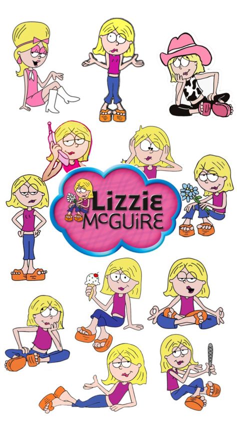 Lizzie Mcguire Drawing, Lizzie Mcguire Christmas, Lizzie Mcguire Tattoo, Lizzie Mcguire Bachelorette, Lizzie Mcguire Party, Lizzie Mcguire Aesthetic, Lizzie Mcguire Cartoon, Cartoon Mural, Dorm Themes