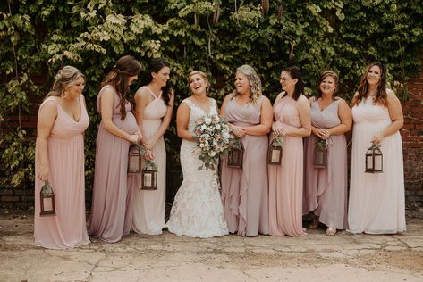 Mauve Bridesmaid Dress With Black Groomsmen, Bridesmaids Lanterns Bouquets, Lantern Bouquet Bridesmaid, Bridesmaid Lanterns Bouquets, Lanterns For Bridesmaids To Carry, Bridesmaid Lanterns, Bridesmaids Carrying Lanterns, Birdy Grey Desert Rose Wedding, Mauve Bridesmaid Dress Birdy Grey