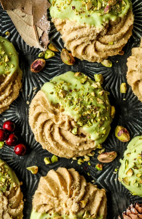 Vegan Gluten-free Matcha Pistachio Butter Cookies - Nadia's Healthy Kitchen Matcha Cookies Vegan, Paleo Pistachio Cookies, Gluten Free Tiktok, Gluten Free Matcha Cookies, Matcha Pistachio Cookies, Gluten Free Pistachio Cookies, Vegan Pistachio Dessert, Vegan Gluten Free Cookies Recipes, Pistachio Butter Dessert