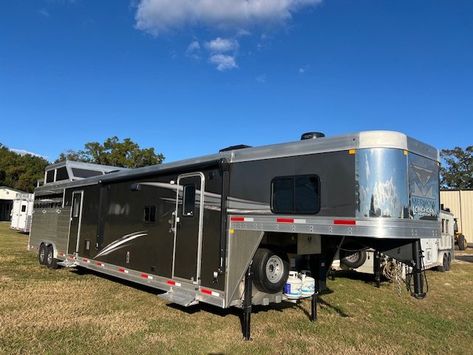 2025 Merhow Trailers 8' wide 16' lq w/midtack bunks and 10' stock Horse Trailers For Sale, Horse Trailer Living Quarters, Livestock Trailers, Wanted Ads, Open Range, Relaxing Outdoors, Horse Trailers, Horse Trailer, Farmhouse Interior