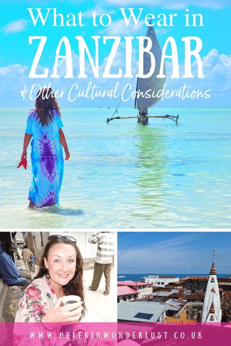 What to Wear in Zanzibar & Other Cultural Considerations Zanzibar Outfit Ideas, Southeast Asia Travel Outfit, Asia Travel Outfit, Outfit Ideas Modest, Zanzibar Travel, Italy Travel Outfit, Zanzibar Beaches, Enjoy Your Trip, Round The World Trip