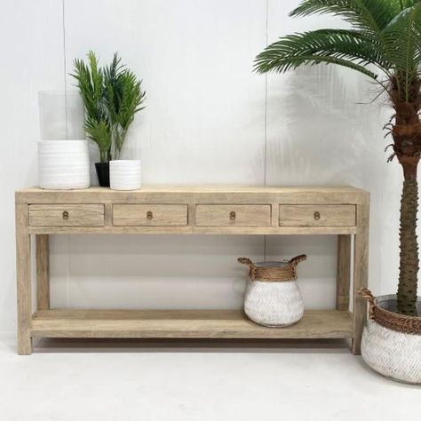 Elm Console Table, Drawer Console Table, House Makeovers, Drawer Console, Sunroom Designs, Cute Diy Room Decor, Luxury Bedroom Design, Entryway Ideas, Luxury Bedroom