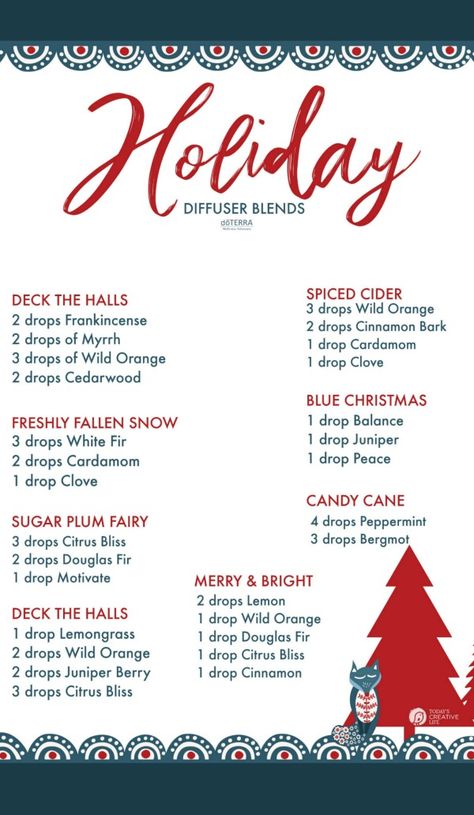 Doterra Winter Diffuser Blends, Winter Candle Scent Recipes, Christmas Essential Oil Blends, Holiday Diffuser Blends, Christmas Diffuser Blends, Doterra Diffuser, Doterra Diffuser Blends, Essential Oil Combinations, Doterra Essential Oils Recipes