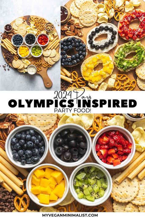 Welcome to your ultimate guide to creating colorful Olympic Games snacks! With minimal effort required, these food board creations celebrate the joy and thrill of the Olympics while also being a surefire favorite with guests. These Paris Olympics, bring the Olympic Village to your home with these colorful recipes. Whether you're hosting friends to follow your favorite sport, watching the opening ceremonies with your family, or just having a solo watch party, there's something here for everyone. Olympic Ceremony Party, French Themed Olympic Party, Olympic Opening Ceremonies Party, Opening Ceremony Party, Olympic Themed Charcuterie, Healthy Olympic Snacks, Opening Ceremonies Party, Food For Olympic Party, Olympic Games Party Food