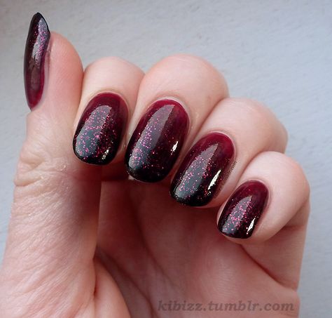 20 Burgundy Nail Designs Oxblood Nails, Ongles Gel Violet, Ongles Gel French, Nails Burgundy, Burgundy Nail Designs, Black Ombre Nails, Red Ombre Nails, Black Nail Polish, Her Nails