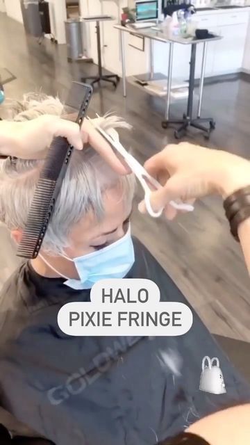 Pixie Fringe, Pixie Haircut Fine Hair, Haircut Tip, Long Pixie Hairstyles, Women Braids, Pixie Haircut For Thick Hair, Easy Hair Updos, Haircut Designs, Halo Hair