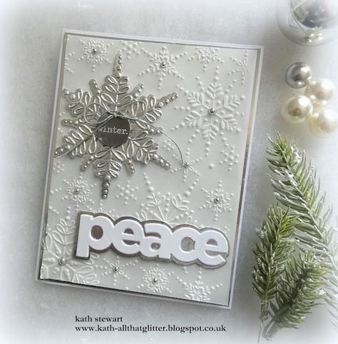 Kath's Blog......diary of the everyday life of a crafter: Simon Says - Refined Snowflakes Card 3 Handcrafted Christmas Cards, Vellum Cards, Snowflake Cards, Crafts Cards, Paper Ideas, Holiday Sparkle, Christmas Charms, Winter Cards, Penny Black