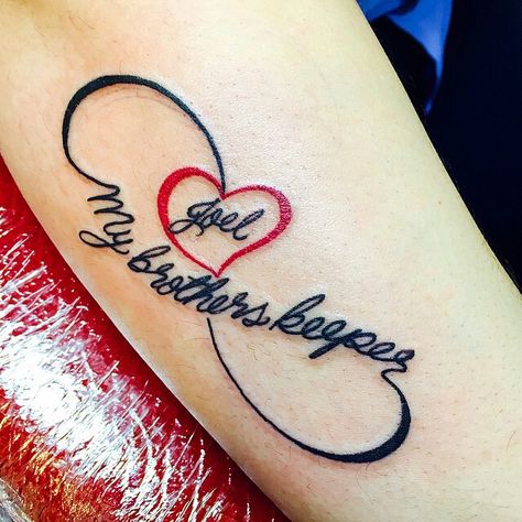 My daughters next tatt Keeper Tattoo Ideas, Brother Memorial Tattoo, My Brothers Keeper Tattoo, Brothers Keeper Tattoo, My Brothers Keeper, Trendy Tattoo Ideas, Brothers Keeper, Tattoo Ideas Female Meaningful, Brother Tattoos