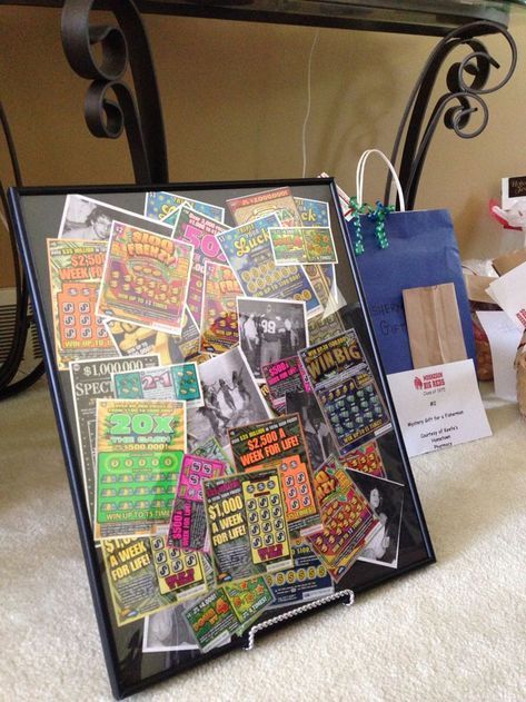 Lottery Ticket Gift, Casino Event, Basket Themes, Silent Auction Basket, Chinese Auction, Tricky Tray, Auction Basket Ideas, Pub Night, Basket Raffle