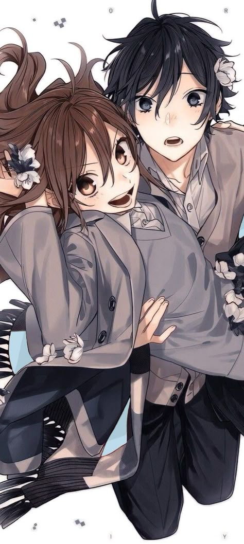 Horimiya Manga Wallpaper, Horimiya Fanart, Horimiya Wallpaper, Anime Horimiya, Anime Shadow, Anime Couples Manga, Cute Anime Wallpaper, Anime Background, Cute Anime Couples