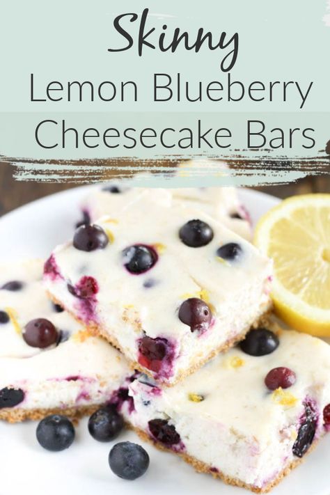 Lemon Blueberry Cheesecake Bars, Lemon Curd Dessert, Blueberry Cheesecake Bars, Blueberry Cheesecake Recipe, No Bake Blueberry Cheesecake, Lemon Blueberry Cheesecake, Moist Lemon Cake, Lemon Bar, Streusel Muffins