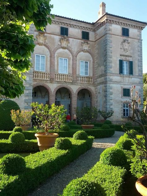 Villa Cetinale, Tuscany is a one-of-a-kind property, built in 1681 and situated conveniently between the Tuscan villages of Volterra and San Gimignano. The Villa Cetinale, Tuscany Home, Italian Cypress, Italy Villa, Roman Villa, Tuscany Villa, Italian Lakes, Italian Baroque, Italian Garden