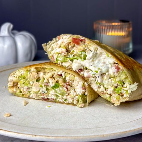 Chopped Chicken Caesar Salad Wrap Recipe Loaded Chicken Caesar Salad, Chopped Chicken Caesar Wrap, Chopped Caesar Salad, Caesar Salad Sandwich, Chorizo Pasta Recipes, Chicken Caesar Salad Wraps, Caesar Salad Wrap, Caesar Wrap, Wraps Recipes Easy