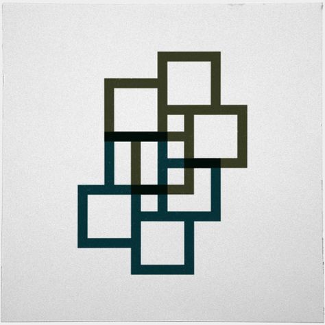 #536 Facades – A new minimal geometric composition each day. Square Shapes Design, Square Composition, Composition Of Geometric Shapes, Geometric Iconography, 3d Geometric Shapes Composition, Daily Minimal Geometric, Modulo Art Square Grid, Mirror Pattern, Geometric Inspiration