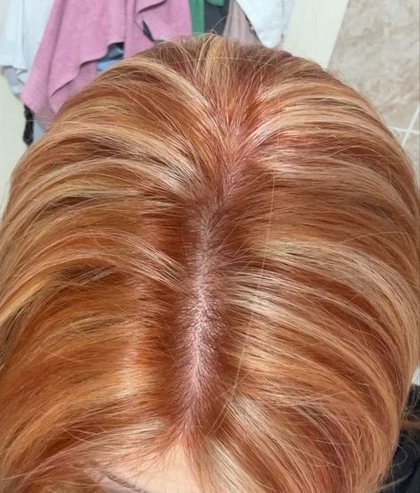 Blonde And Orange Hair Highlights, Blond And Orange Hair, Orange Hair With Blonde Highlights, Highlights Ginger Hair, Blonde And Orange Hair, Blonde And Ginger Hair, Ginger Hair With Blonde Highlights, Ginger Highlights, Orange Blonde Hair