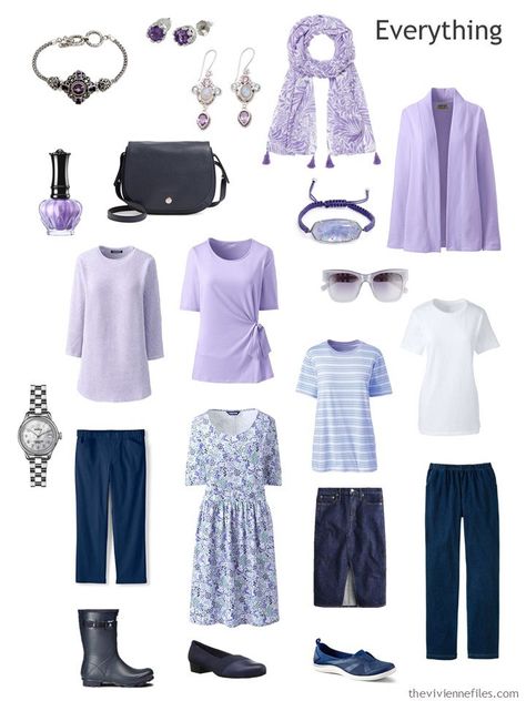 Start with Art: Light of Iris by Georgia O’Keeffe Inspires a Travel Capsule Wardrobe Purple Capsule Wardrobe, Dress Up Storage, The Vivienne Files, Vivienne Files, Travel Capsule, Travel Capsule Wardrobe, Georgia O Keeffe, O Keeffe, Wardrobe Planning