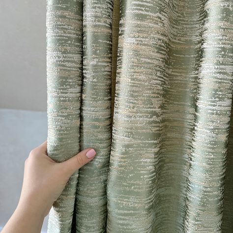 Mint Green Curtains, Mint Curtains, Mint Green Bedroom, Jacquard Curtains, Window Curtains Bedroom, Pocket Curtains, Privacy Curtains, Gold Bedroom, Light Mint Green