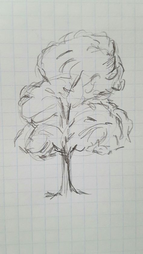 Minimalistic Sketches, School Sketches, Sketch Nature, Tree Sketch, Drawing Faces, Arte Sketchbook, Arte Inspo, Cute Doodle Art, Doodle Art Designs