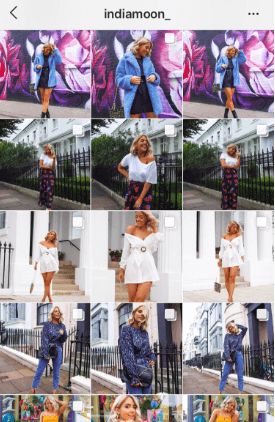 CREATIVE INSTAGRAM GRID LAYOUTS TO RECREATE Grid Layout Instagram, Instagram Grid Layout, Instagram Layouts, Instagram Grid, Grid Layouts, Instagram Strategy, Grid Style, Brand Fonts, Online Business Marketing