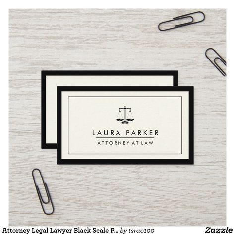 Attorney Legal Lawyer Black Scale Professional Business Card Legal Business Cards, Lawyer Business Card, Business Cards Simple, Professional Business Card, Business Card Inspiration, Business Card Modern, Minimalist Business Cards, Elegant Business Cards, Business Card Template Design