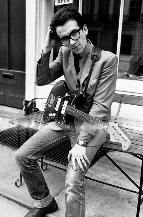 Garage Punk, Retro Band, Elvis Costello, I'm With The Band, Pop Rock, Music Icon, Music Legends, Post Punk, Rock Roll