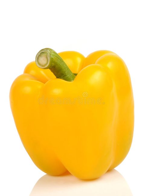 Capsicum Photography, Yellow Capsicum, Vegetables Photography, Background White, Yellow Background, Art Board, White Background, Royalty Free Stock Photos, Branding Design