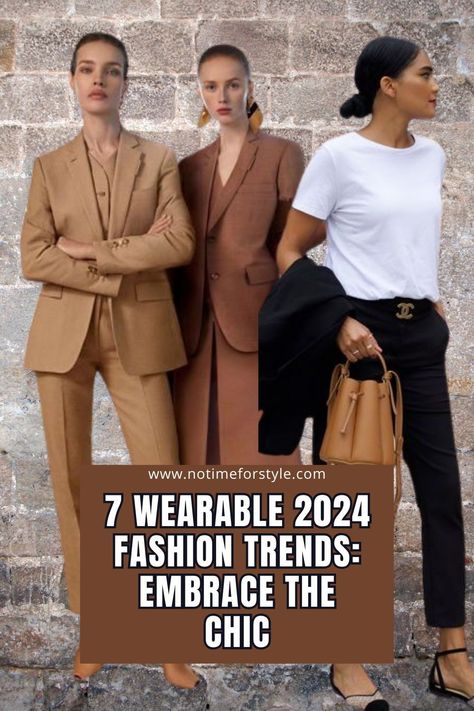 Elevate your style game in 2024 with our guide to the hottest fashion trends! From quiet luxury to vibrant bursts of color, redefine your wardrobe effortlessly. Unleash the chic in fashion for women over 40 – dive into the trends now! #Fashion2024 #StyleGuide #WearableElegance #FashionForWomen #ChicOver40 #TrendyFashion High End Designer Fashion, Moda Over 40, Mango Clothing, Perfect Capsule Wardrobe, Oversized Blazers, Over 40 Style, Makeup Lifestyle, Over 40 Fashion, 2025 Fashion Trends