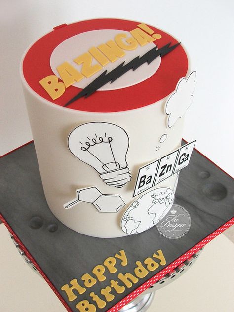 Big Bang Theory Cake, Bigbang Theory, The Big Band Theory, Designer Cake, Sweet Flowers, 18th Birthday Cake, 10th Birthday Parties, Dream Cake, The Big Bang Theory