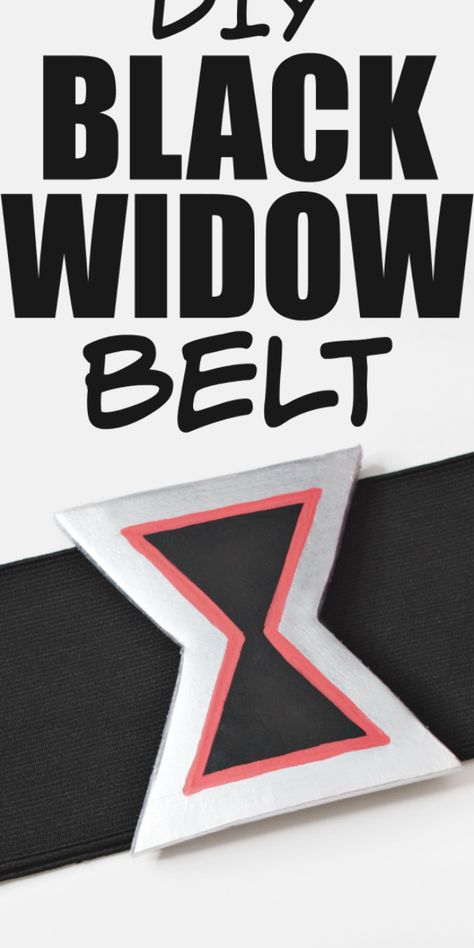 Diy Black Widow Costume, Black Widow Belt, Black Widow Diy, Marvel Diy, Bunny Diy, Black Widow Costume, Marvel Party, Black Widow Cosplay, Black Widow Avengers