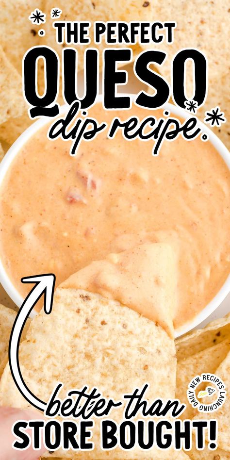 Our cheesy queso dip is loaded with melted cheese and plenty of flavor that will be a game changer at your next party. Queso Dip Cheddar Cheese, Cheese Dip With Heavy Cream, Lonestar Queso Dip Recipe, Best Ever Queso Dip, Cheese Caso Dip, Quasi Cheese Dip, Sharp Cheddar Queso Dip, Queso Chip Dip, Christmas Queso Dip