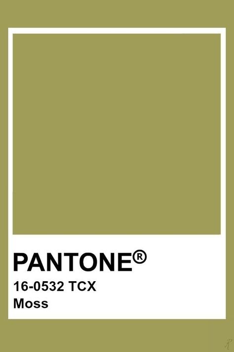 Moss Colour Palette, Moss Green Pantone, Pantone Earth Tones, Moss Color Palette, Green Pantone, Pantone Tcx, Pantone Green, Pantone Color Chart, Pantone Swatches