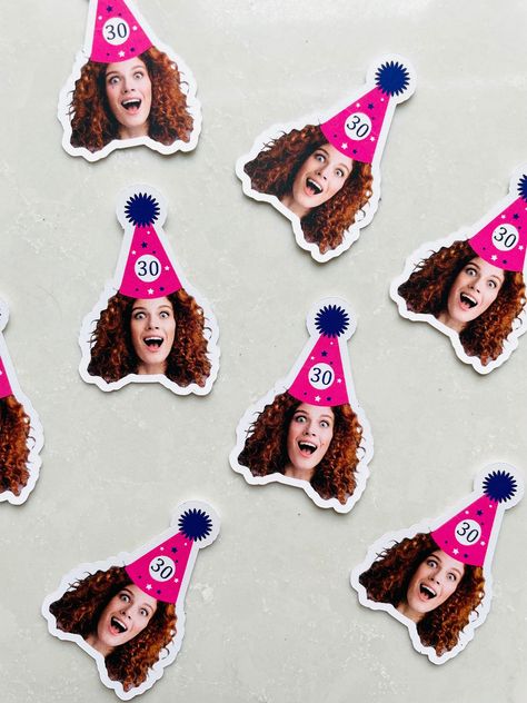 Face Confetti, Fun Party Decor, Custom Birthday Decorations, 26 Birthday, Funny Cupcakes, Sweet Sixteen Party, Tooth Pick, 26th Birthday, Sweet Sixteen Parties