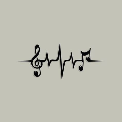 Music Sign Tattoo, Small Music Tattoos, Infinity Sign Tattoo, Image Joker, Music Notes Tattoo, African Tattoo, Tattoo Wrist, Music Tattoo Designs, Note Tattoo