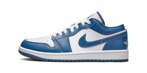 Air Jordan 1 Low "Marina Blue" Release Info | HYPEBEAST Jordan 1 Low Marina Blue, Logo Wings, Nike Jordan 1 Low, All Jordans, Nike Air Jordan 1 Low, Modern Color Palette, Marina Blue, Jordan Sneakers, Nike Dunk High