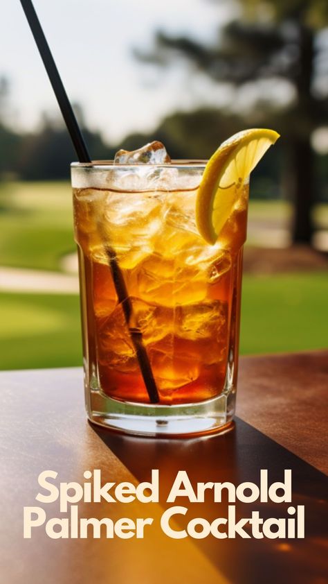 Meet the Spiked Arnold Palmer, a refreshing blend of iced tea, lemonade, and a splash of vodka. Also called a John Daly by some folks. Perfect for sunny afternoons or relaxing evenings, this drink is both easy to make and delicious to sip. #SpikedArnoldPalmer #Cocktail Arnold Palmer Cocktail, Spiked Arnold Palmer, Arnold Palmer Drink, Whiskey Highball, Lemonade Cocktails, Classic Vodka Cocktails, Iced Tea Cocktails, John Daly, Iced Tea Lemonade