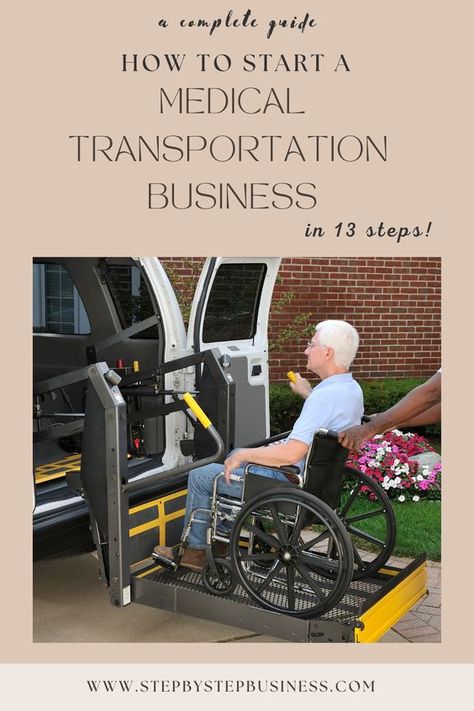 Cpr Business Ideas, Non Emergency Medical Transportation, Nurse Entrepreneur, Transportation Business, Home Health Nurse, Medical Transportation, Cpr Training, Business Checklist, Sole Proprietorship