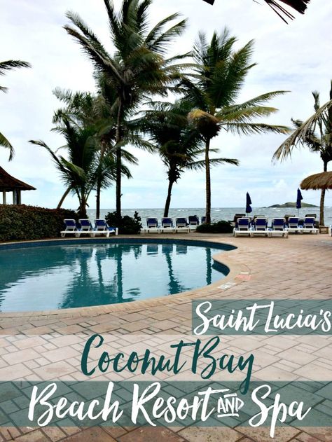 Coconut Bay Beach Resort and Spa in Saint Lucia Overview Coconut Bay St Lucia, Coconut Beach, Coconuts Beach, Caribbean Vacation, Saint Lucia, Caribbean Vacations, Family Resorts, Pinterest Diy, Food Options