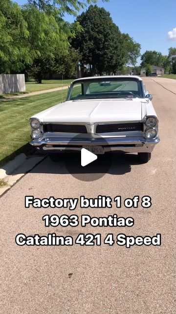 Lou Costabile on Instagram: "Factory built 1 of 8 1963 Pontiac Catalina 421 4 Speed" Pontiac Catalina, Factory Building, Pontiac Cars, Cars, Building, On Instagram, Instagram