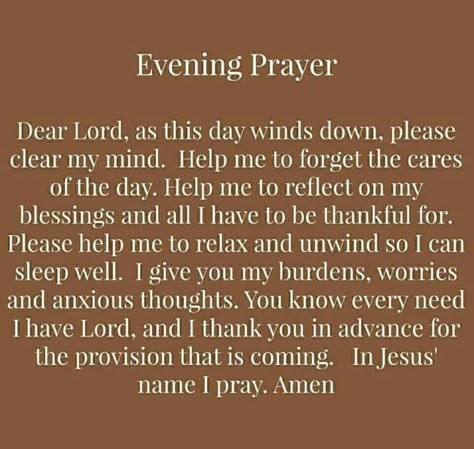 Evening Prayer Prayer Before Sleep, Nighttime Prayer, Evening Prayers, Everyday Prayers, Bedtime Prayer, Evening Prayer, Good Night Prayer, Special Prayers, Night Prayer