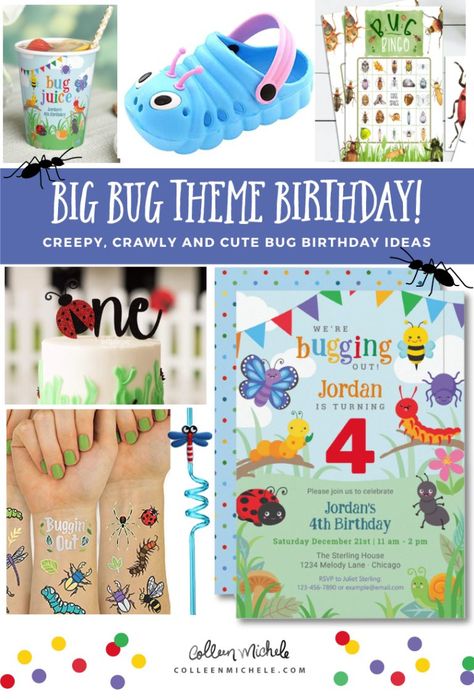 Bug Birthday Party Ideas, Bug Birthday Party, Easy Party Games, Bug Juice, Rainbow Bunting, Grasshoppers, Fun Birthday Party, Fun Party Games, Baby Makes