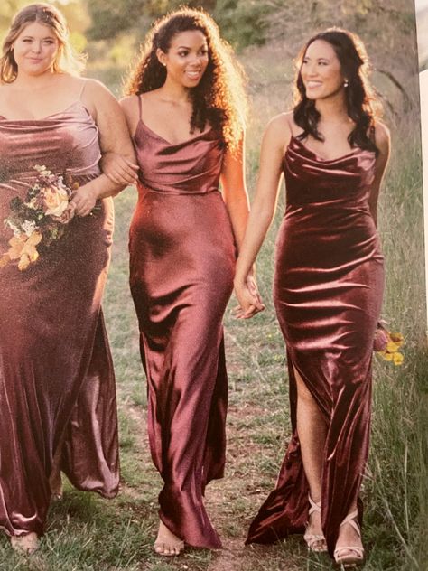 Sangria Wedding Colors, Sangria Bridesmaid Dresses, Sangria Wedding, Bridesmaid Color Palette, Bridesmaid Color Scheme, Bridal Party Color Schemes, Bridesmaid Color, Bridal Parties Colors, Sangria Dress