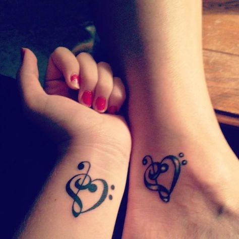 Music Heart Mother Daughter Ta... is listed (or ranked) 6 on the list Mother Daughter Tattoo Ideas Mother Daughter Tattoo, Mom Daughter Tattoos, Daughter Tattoo, Couples Tattoo Designs, Mother Tattoos, Matching Couple Tattoos, Daughter Tattoos, Mother Daughter Tattoos, Matching Tattoo