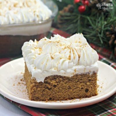 Christmas Archives - Page 2 of 12 - Kitchen Fun With My 3 Sons Poke Cake Condensed Milk, Spice Poke Cake, Cake Condensed Milk, Cake Poke, Candy Bar Cake, Molasses Recipes, Homemade Chocolate Frosting, Recipes Using Cake Mix, Spice Cake Recipes