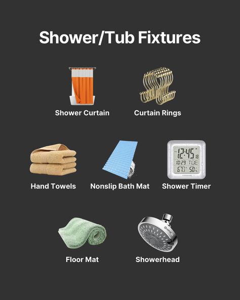 First Apartment Bathroom Essentials List🧻 🔗 Link to Bathroom Essentials in bio #apartment #apartmentdecor #firstapartment #bathroom #homedecor #interiordesigner #apartmenttour Bathroom Nessesities List, Bathroom Essentials List, First Apartment Bathroom, Apartment Bathroom Essentials, Basic Bathroom, 2024 Bathroom, First Apartment Essentials, Bathroom Tips, House Essentials